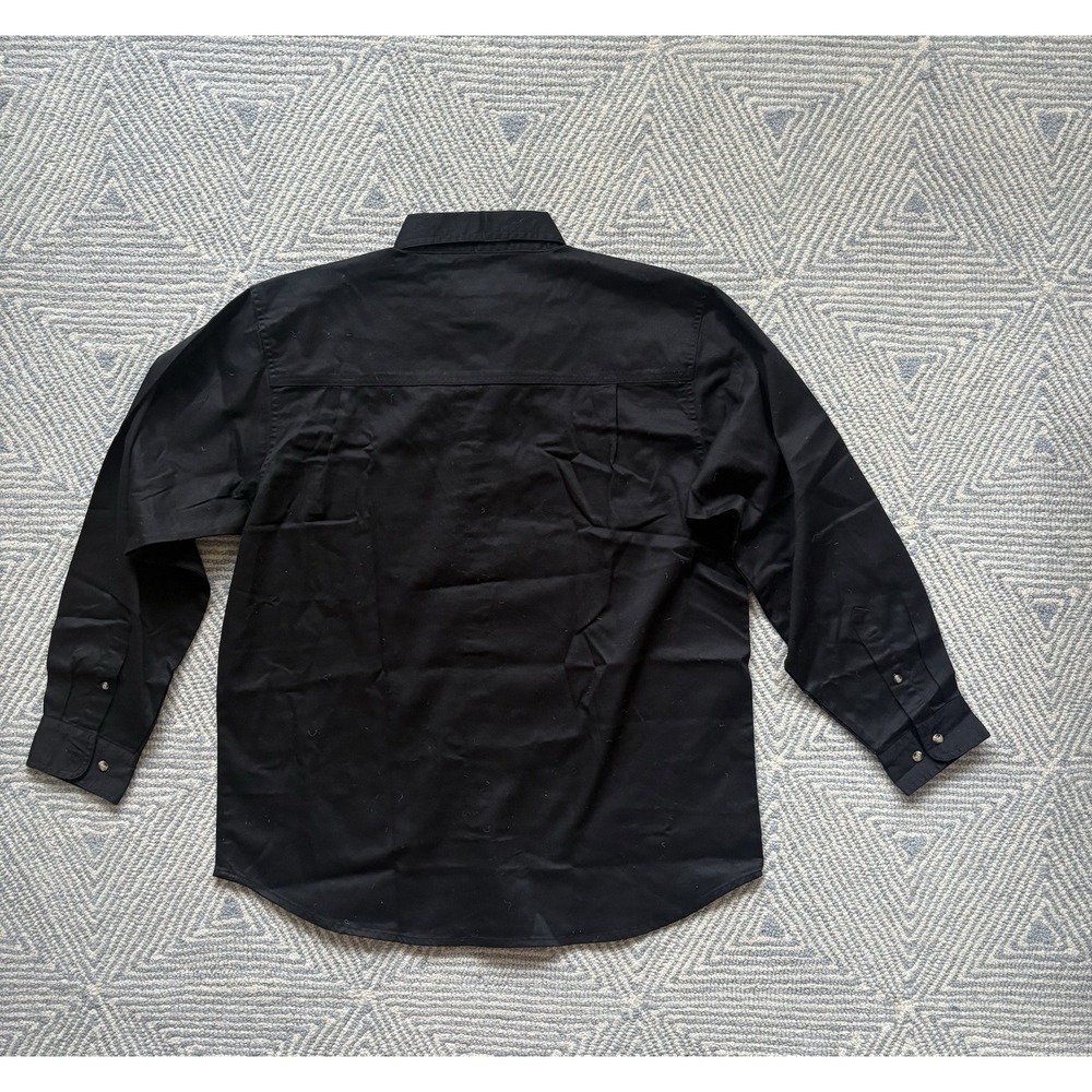 Toys R Us Blue‎ Generation Long Sleeve Button Shirt - NWT- Black - Large - Picture 7 of 7